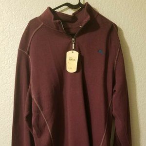 Tommy Bahama Men's Half-Zip Sweatshirt purple